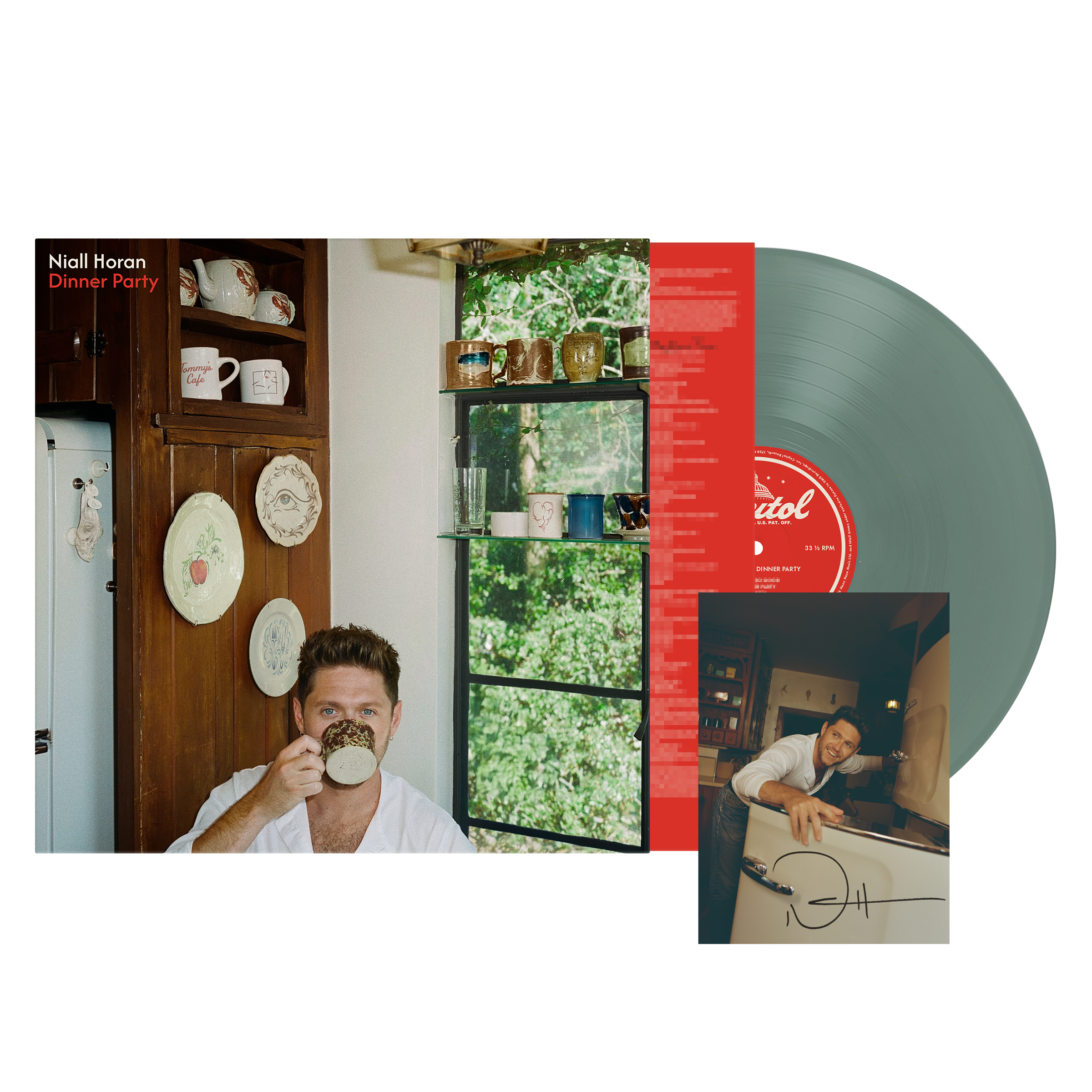 Dinner Party - Olive Vinyl + Signed Art Card - Niall Horan