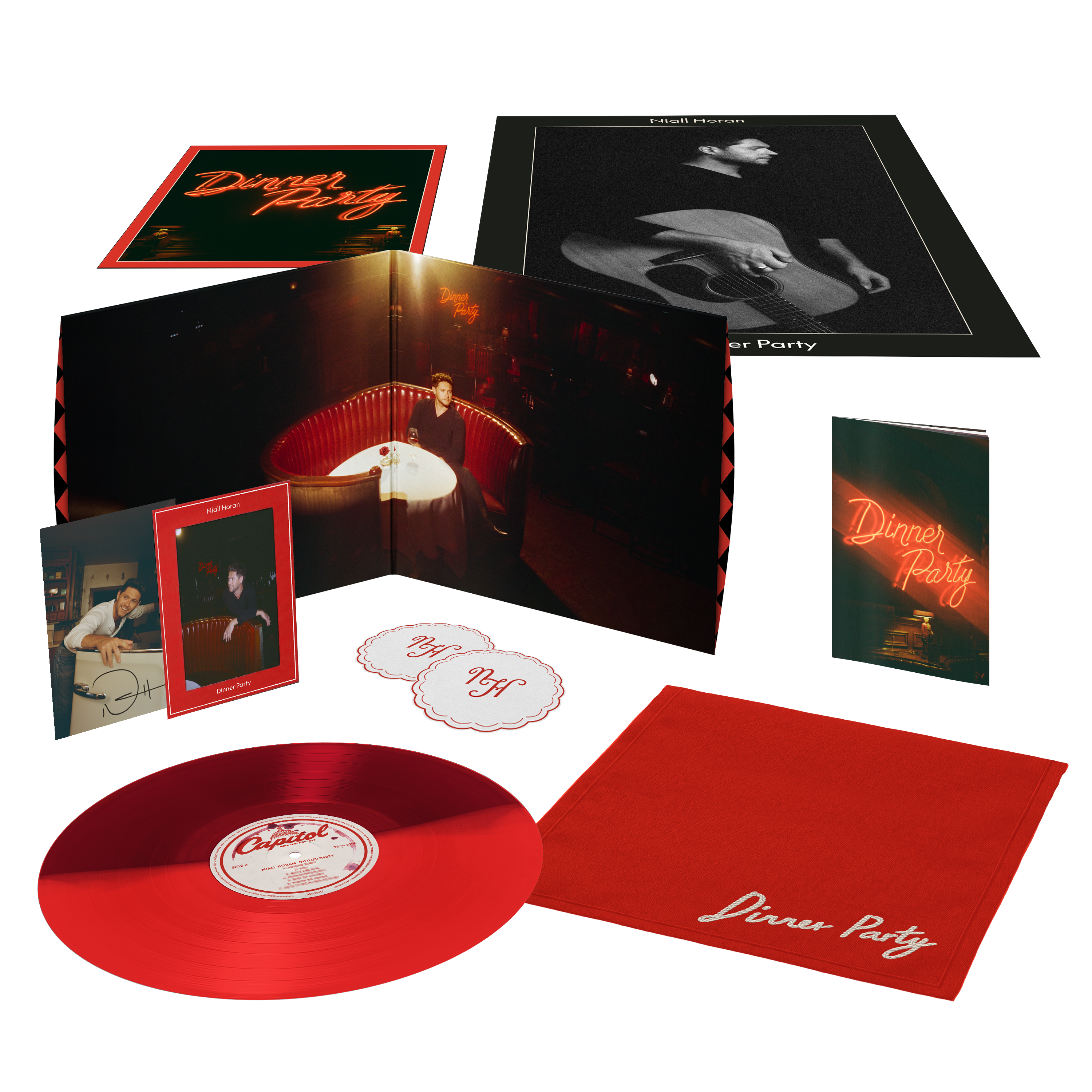 Dinner Party - Red Booth Edition Vinyl + Signed Art Card